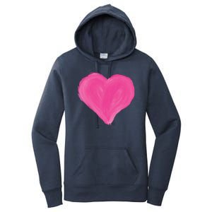 Painted Heart Women's Pullover Hoodie