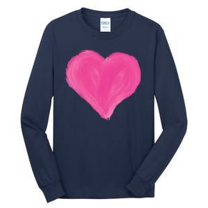 Painted Heart Tall Long Sleeve T-Shirt