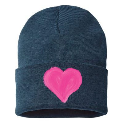 Painted Heart Sustainable Knit Beanie