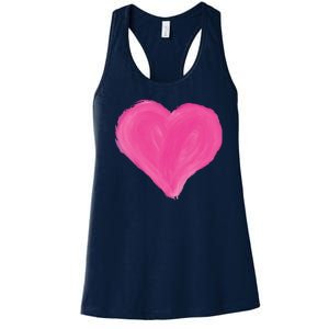 Painted Heart Women's Racerback Tank