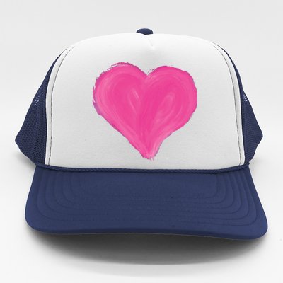 Painted Heart Trucker Hat