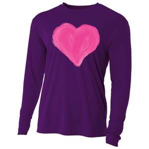 Painted Heart Cooling Performance Long Sleeve Crew