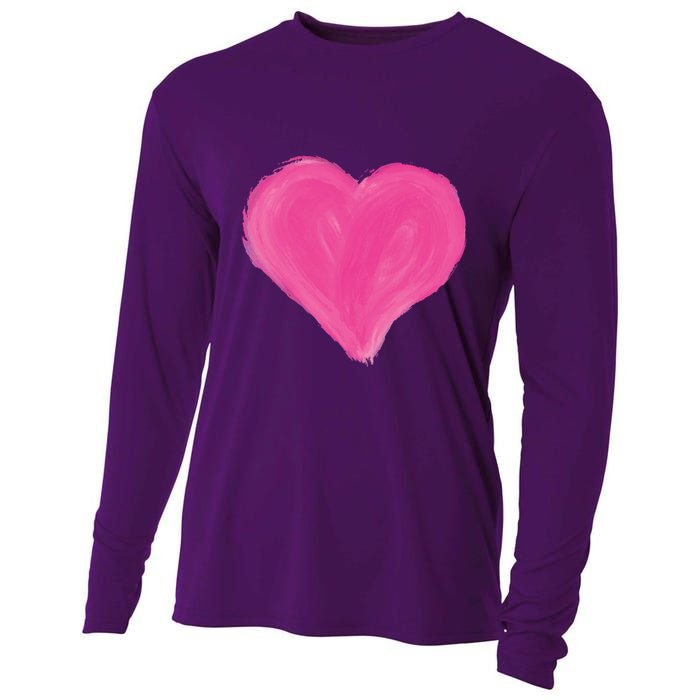 Painted Heart Cooling Performance Long Sleeve Crew