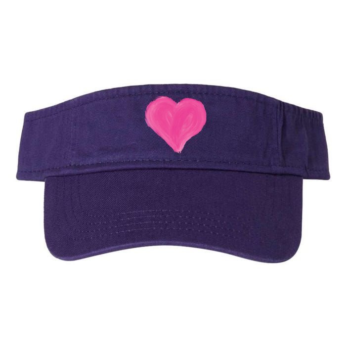 Painted Heart Valucap Bio-Washed Visor