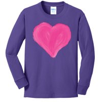 Painted Heart Kids Long Sleeve Shirt