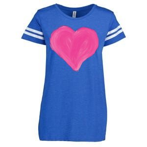 Painted Heart Enza Ladies Jersey Football T-Shirt