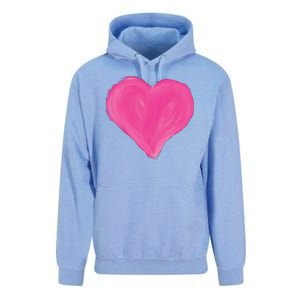 Painted Heart Unisex Surf Hoodie