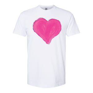 Painted Heart Softstyle CVC T-Shirt