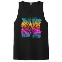 Painted Sunset Colors Tree PosiCharge Competitor Tank