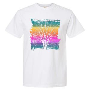 Painted Sunset Colors Tree Garment-Dyed Heavyweight T-Shirt