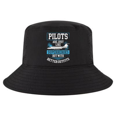 Pilots Are Just Like Superheroes, But With Better Outfits Cool Comfort Performance Bucket Hat