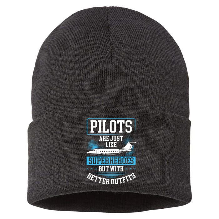 Pilots Are Just Like Superheroes, But With Better Outfits Sustainable Knit Beanie