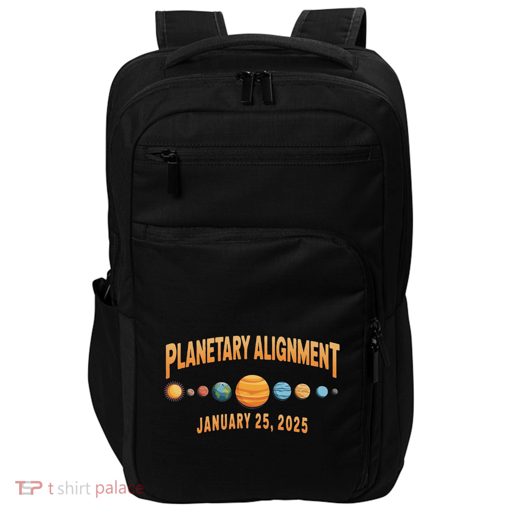 Planetary Alignment January 25 2025 Cosmic Space Impact Tech Backpack