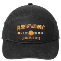 Planetary Alignment January 25 2025 Cosmic Space 7-Panel Snapback Hat