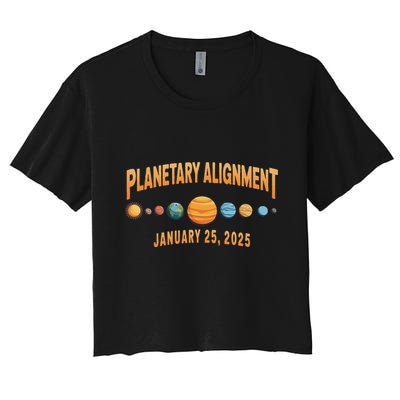 Planetary Alignment January 25 2025 Cosmic Space Crop Top