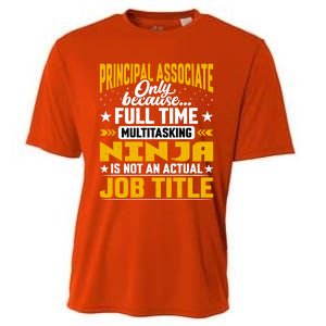 Principal Associate Job Title Cute Gift Principal Chief Assistant Gift Cooling Performance Crew T-Shirt