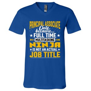 Principal Associate Job Title Cute Gift Principal Chief Assistant Gift V-Neck T-Shirt