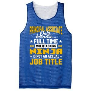 Principal Associate Job Title Cute Gift Principal Chief Assistant Gift Mesh Reversible Basketball Jersey Tank