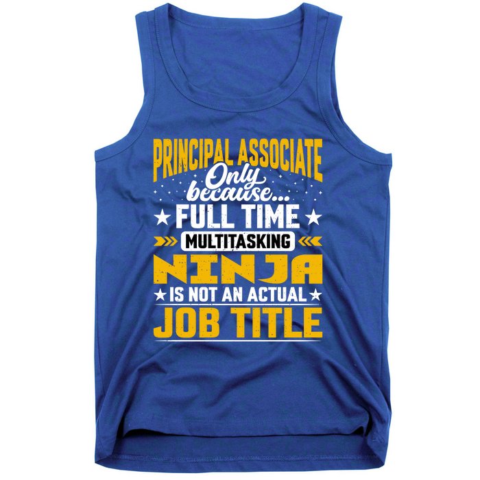 Principal Associate Job Title Cute Gift Principal Chief Assistant Gift Tank Top