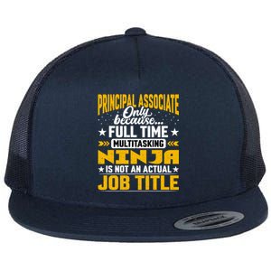 Principal Associate Job Title Cute Gift Principal Chief Assistant Gift Flat Bill Trucker Hat