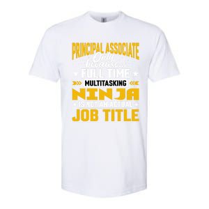 Principal Associate Job Title Cute Gift Principal Chief Assistant Gift Softstyle CVC T-Shirt