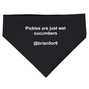 Pickles Are Just Wet Cucumber USA-Made Doggie Bandana