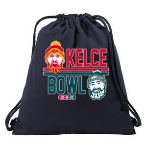 Philly And Kansas Kelce Bowl Arizona Drawstring Bag