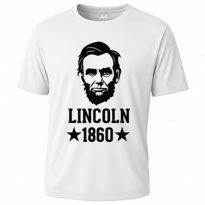 President Abraham Lincoln 1860 Abe America Silhouette Performance Shirt