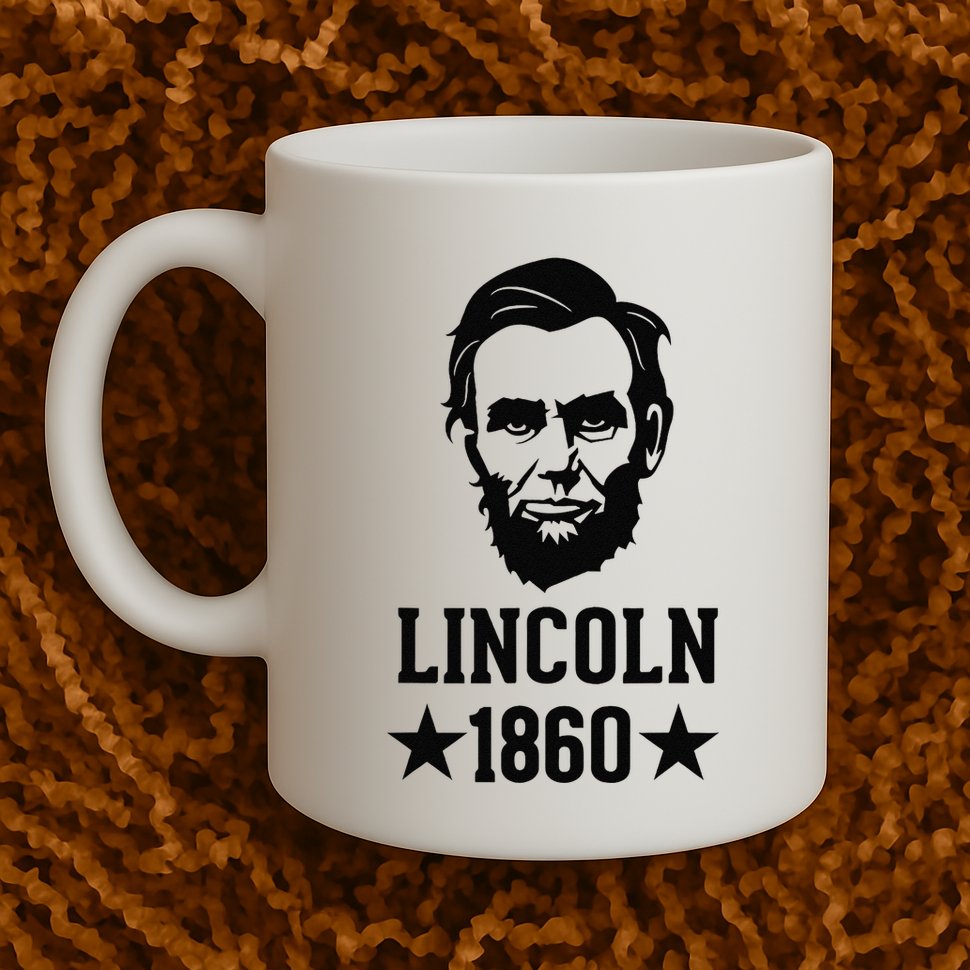 President Abraham Lincoln 1860 Abe America Silhouette Mug