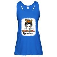 Proud And Loud Basketball Grandma Messy Bun Leopard Funny Gift Ladies Essential Flowy Tank