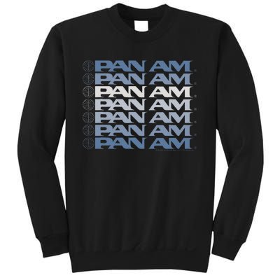 Pan Am Light Blue Gradient Cascade Sweatshirt