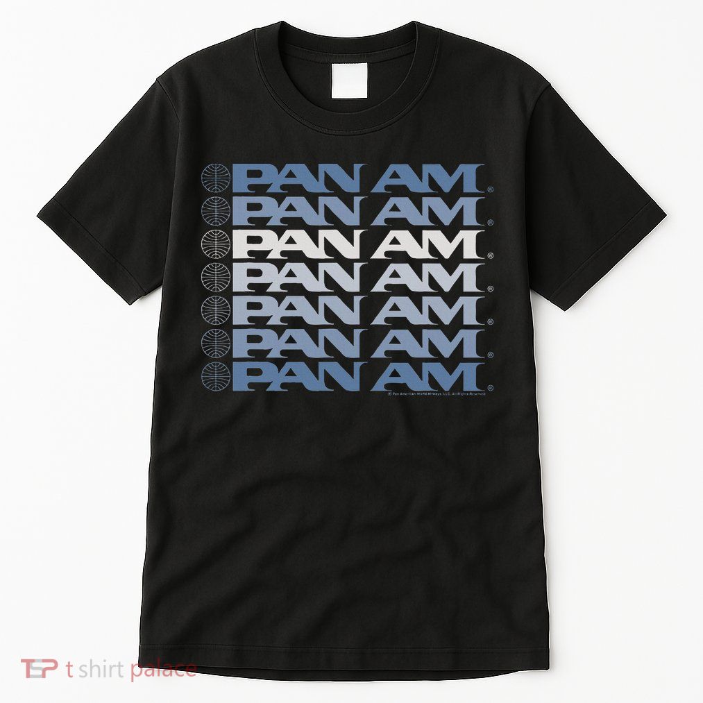 Pan Am Light Blue Gradient Cascade Tall T-Shirt