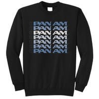 Pan Am Light Blue Gradient Cascade Tall Sweatshirt