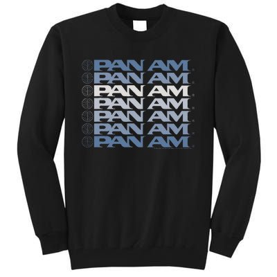 Pan Am Light Blue Gradient Cascade Tall Sweatshirt