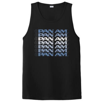 Pan Am Light Blue Gradient Cascade PosiCharge Competitor Tank