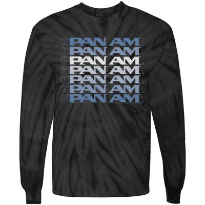 Pan Am Light Blue Gradient Cascade Tie-Dye Long Sleeve Shirt