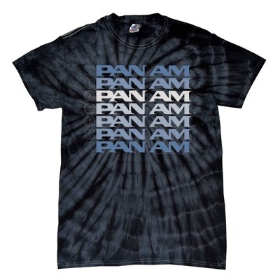 Pan Am Light Blue Gradient Cascade Tie-Dye T-Shirt