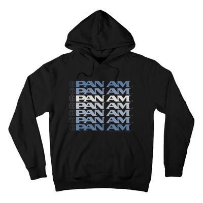 Pan Am Light Blue Gradient Cascade Tall Hoodie