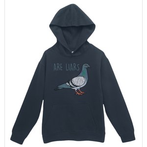 Pigeons Are Liars Arent Real Spies Birds Pun Gift Urban Pullover Hoodie