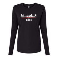 President Abraham Lincoln Campaign Honest Abe Gift Womens Cotton Relaxed Long Sleeve T-Shirt