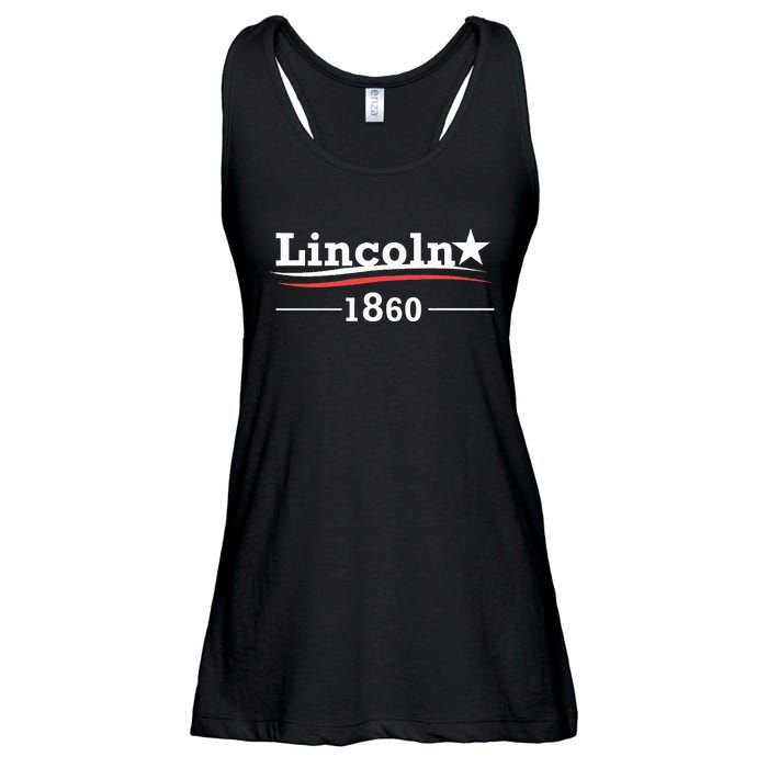 President Abraham Lincoln Campaign Honest Abe Gift Ladies Essential Flowy Tank