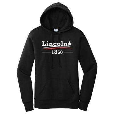 President Abraham Lincoln Campaign Honest Abe Gift Women's Pullover Hoodie