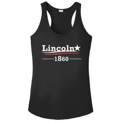 President Abraham Lincoln Campaign Honest Abe Gift Ladies PosiCharge Competitor Racerback Tank