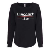 President Abraham Lincoln Campaign Honest Abe Gift Womens California Wash Sweatshirt