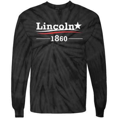 President Abraham Lincoln Campaign Honest Abe Gift Tie-Dye Long Sleeve Shirt