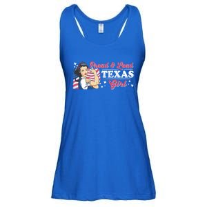 Proud And Loud Texas Proud American Gift Ladies Essential Flowy Tank