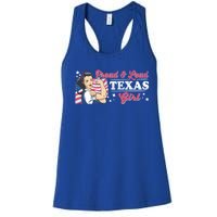 Proud And Loud Texas Proud American Gift Women's Racerback Tank