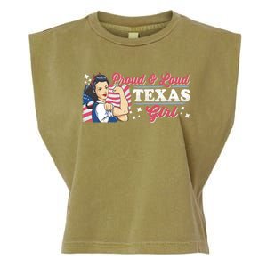 Proud And Loud Texas Proud American Gift Garment-Dyed Women's Muscle Tee