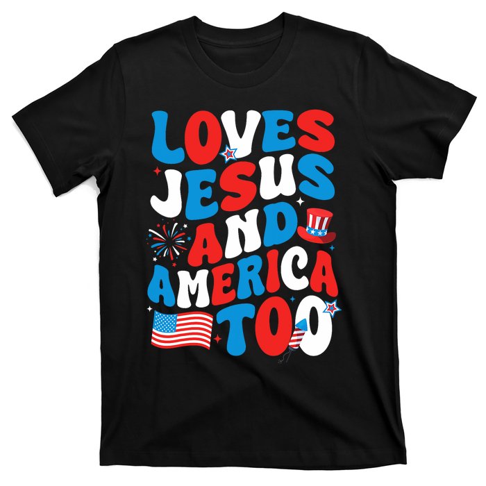 Patriotic Apparel Loves God America Too Perfect For July T-Shirt