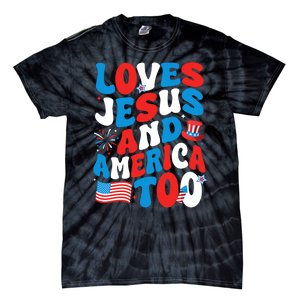 Patriotic Apparel Loves God America Too Perfect For July Tie-Dye T-Shirt